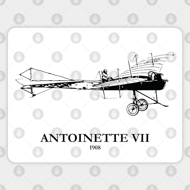 Antoinette VII 1908 Monoplane Magnet by Lakeric